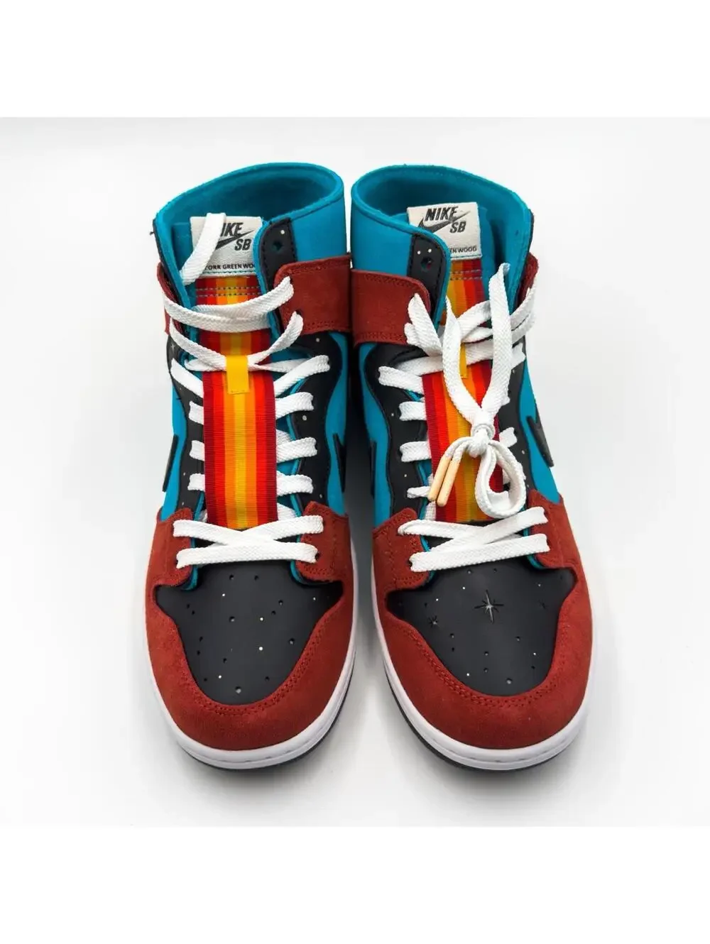 Nike‎ SB Dunk High Decon QS Di’orr Greenwood Turquoise Blue Skater Men Size 11.5